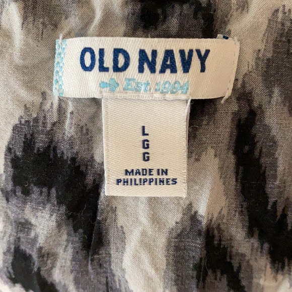 Old Navy Rayon print Tank Sz L women’s - Picture 4 of 5